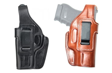 Image of Cebeci Arms FNH Leather IWB Holster, Black, Tan