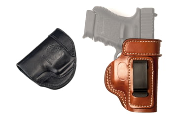 Image of Cebeci Arms H&amp;K Leather IWB Holster Reinforced Mouth 20799, Black, Tan