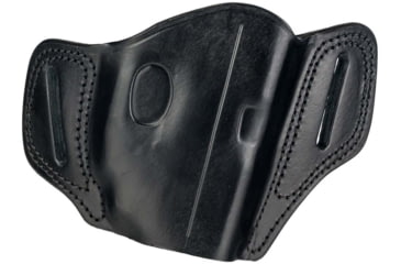 Image of Cebeci Arms Leather Pancake Holster Combat Grip for Ruger LCRx, Black, Right Hand, 20825RB77