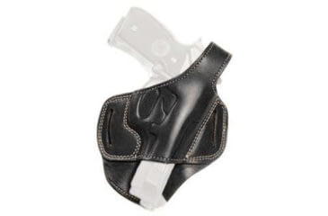 Image of Cebeci Arms Leather Pancake Open Muzzle Holsters, Canik TP9, Right, Black, 20917RB84