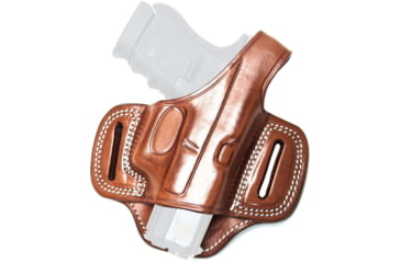 Image of Cebeci Arms Leather Pancake Open Muzzle Holsters, Canik TP9, Left, Tan, 20917LT84