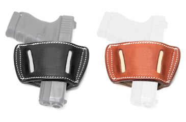 Image of Cebeci Arms Leather Yaqui Holster For Autos and Revolvers - Ambi, Black, Tan