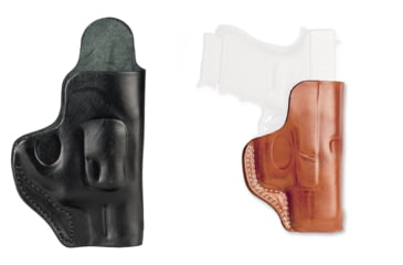 Image of Cebeci Arms Remington Leather On the Waist OWB Holster with Clip 20937, Black, Tan