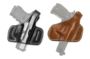 Image of Cebeci Arms Ruger Leather Half Pancake Holster 20887, Black, Tan