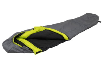Image of Cedar Ridge Alloy +20 Degrees Sleeping Bag, Gray/Citrus, 4911448
