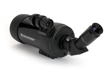 Image of OpticsPlanet Exclusive Celestron 90mm Maksutov Angled Spotting Scope w/Tripod 52268-OP