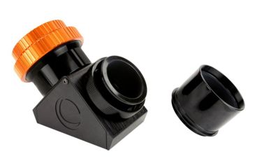 Image of Celestron Dielectric Star Diagonal, 2in w/ Twist-Lock, Black/Orange, 93573