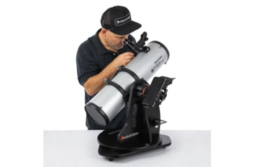 Image of Celestron StarSense Explorer 130mm Tabletop Dobsonian, Silver/Black, 22481