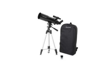 Image of Celestron Travel Portable Scope 80, f/5 With Backpack,, Black, 22030