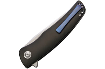 Image of CH Knives Linerlock Folding Knife, 3.5in Satin 154Cm SS Blade, Black Titanium Handle, Pocket Clip, CH3006