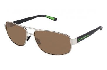 Image of Champion Eyes 6026 Single Vision Prescription Sunglasses CU602603 - Frame Color Shiny Silver
