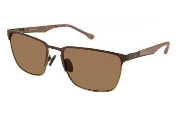 Image of Champion Eyes 6040 Single Vision Prescription Sunglasses CU604003 - Frame Color Brown Green
