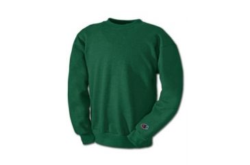 Image of Champion Mens Powerblend Eco Fleece Crew Sweatshirt, Dark Green Heather, Small S600 S DH