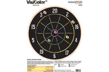 Image of Champion Target VisiColor Dartboard High-Visibility Paper Targets