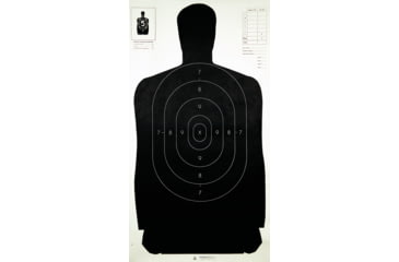 Image of Champion Traps and Targets Black Police Silhouette Target, 100 Pack - 40727
