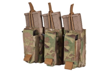 Image of Chase Tactical Triple Kangaroo Mag Pouch, 5.56/Pistol, Multicam, One Size, NSN NONE, CT-20K5PMP3-MC