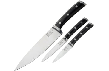 Image of Chicago Cutlery Damen 3pc Set Knife, Black polymer handle, 1109815