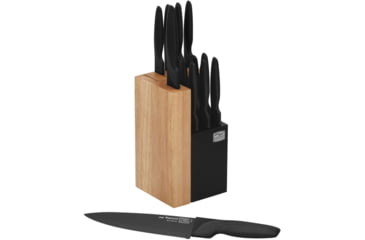 Image of Chicago Cutlery Prohold Coated Kitchen Set Knife, Black soft grip synthetic handle, 1108684