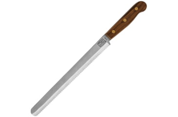 Image of Chicago Cutlery Walnut Tradition Bread Knife, 10 satin finish serrated high carbon stainless bl, Walnut handle, BT10P