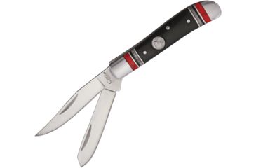 Image of Chief Mini Trapper Folding Knife,Clip and Spey,Black,Delrin Handle CF113BRW
