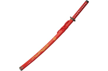 Image of China Made Gold Dragon Samurai Red, CN927030RD