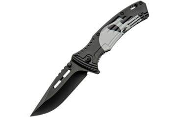 Image of China Made Punisher Skull Linerlock A/O