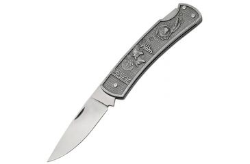 Image of China Made Wolf Lockback Silver Knife CN211181WF