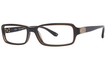 Image of Chloe CL1194 Bifocal Prescription Eyeglasses - Frame Chocolate, Size 53/14mm CL119403