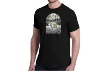 Image of Christensen Arms Buck Valley SS Tee - Mens, Black, S, 730-CA067-40-00-000-02