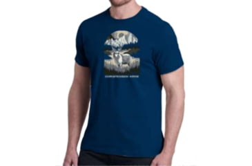 Image of Christensen Arms Buck Valley SS Tee - Mens, Classic Navy, 2X, 730-CA067-40-00-400-06