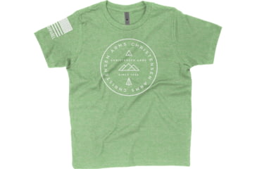 Image of Christensen Arms Circle Mountain Design T-Shirt - Men's, Small, Green, 720-00098-00