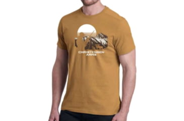 Image of Christensen Arms Hunter Silhouette SS Tee - Mens, Dark Khaki, 4X, 730-CA070-40-00-600-08