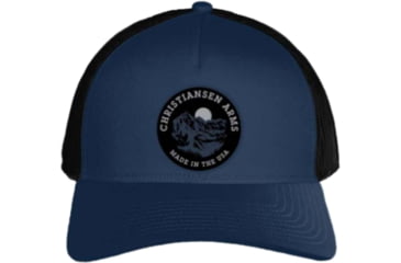 Image of Christensen Arms Mountain Sunrise Trucker - Mens, Denim, OSFM, 730-CAH17-00-02-401-00