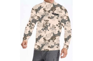 Image of Christensen Arms Ram Logo Camo Performance LS Shirt - Mens, Desert, L, 730-CA094-90-00-303-04