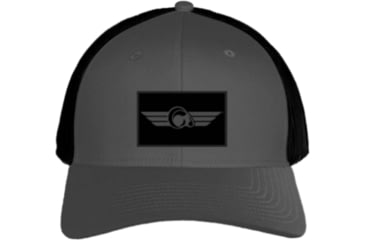 Image of Christensen Arms Ram Logo Velcro Trucker - Mens, Dark Gray, OSFM, 730-CAH28-00-02-106-00