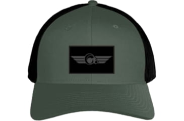 Image of Christensen Arms Ram Logo Velcro Trucker - Mens, Olive, OSFM, 730-CAH28-00-02-200-00