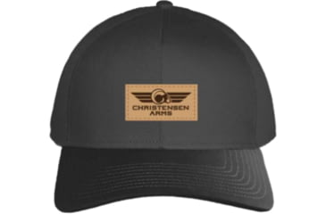Image of Christensen Arms Ram Wordmark Suede Patch Cap - Mens, Dark Gray, OSFM, 730-CAH29-00-02-106-00