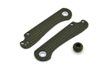 Image of Chroma Scales Elementum OD Green Frag Handle Scales, Textured Nylon PA12, 1004-0030-008-BA