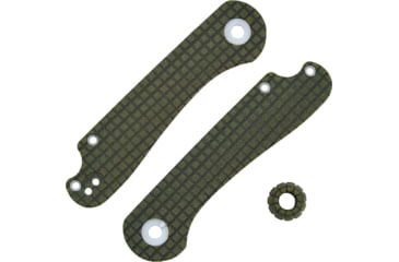Image of Chroma Scales Elementum OD Green Frag Handle Scales, Textured Nylon PA12, 1004-0030-008-BA