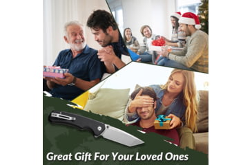Image of CIVIVI Button Lock Brazen Folding Knife, 3.4 in Blade, Carbon Steel, Black, C19059C-1