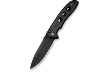 Image of CIVIVI Hyperpulse Folding Knife, 3.5in, 14C28N, Drop Point Blade, Black Aluminum Handle, C23087A-1