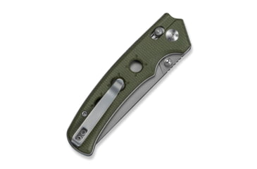 Image of CIVIVI Noctis Thumb Stud &amp; Crossbar Lock Knife Olive Canvas Micarta Handle 2.98inch Stonewashed Nitro-v Blade