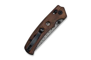 Image of CIVIVI Noctis Thumb Stud &amp; Crossbar Lock Knife Guibourtia Wood Handle 2.98inch Damascus Blade