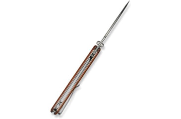 Image of CIVIVI Placoid Flipper &amp; Thumb Stud Knife Guibourtia Wood Handle 3.67inch Damascus Blade C23079-ds1