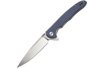 Image of CJRB Briar Linerlock Gray Folding Knife, 3.75 stonewash finish D2 tool steel blade, Gray textured G10 handle, J1902-GYF