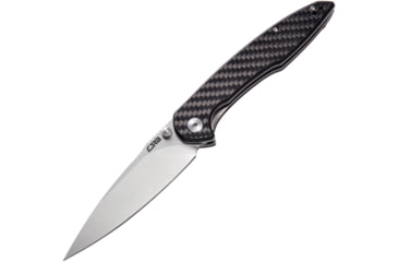 Image of CJRB Centros Linerlock CF Folding Knife, 3.75 stonewash finish D2 tool steel blade, Carbon fiber handle, J1905-CF