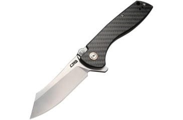 Image of CJRB Kicker Recoil Lock CF Folding Knife, 3.5 stonewash finish D2 tool steel blade, Carbon fiber handle, J1915-CF