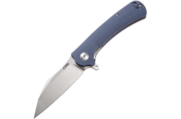 Image of CJRB Talla Linerlock Gray Folding Knife, 3.5 stonewash finish D2 tool steel blade, Gray textured G10 handle, J1901-GYC