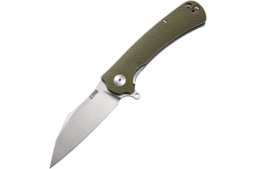 Image of CJRB Talla Linerlock Green Folding Knife, 3.5 stonewash finish D2 tool steel blade, Green textured G10 handle, J1901-GNC