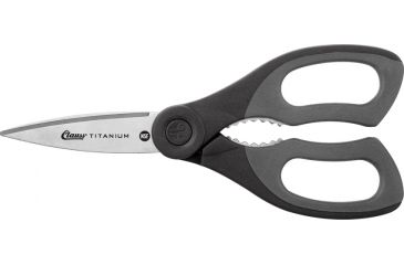 Image of Clauss Chef Shears,Serrated, Black/Gray Nylon Handle CL13898